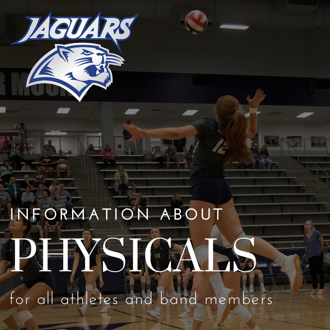 FlowerMoundHS's tweet photo. 🚨 Attention FMHS &amp; Feeder School Athletes and Band Members!! Check the link for the latest information about physicals from the FMHS trainers! 🚨💙🐆🐾

https://t.co/YixfREaOoF https://t.co/8UqtIMFDHg
