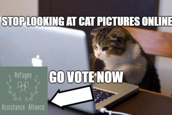 AllianceRefugee's tweet image. Last chance to vote for us to win a $50,000 rebrand!
.
.
.
.
.
#thinkso #giveabrand #refugeesmatter #refugeeassistancealliance