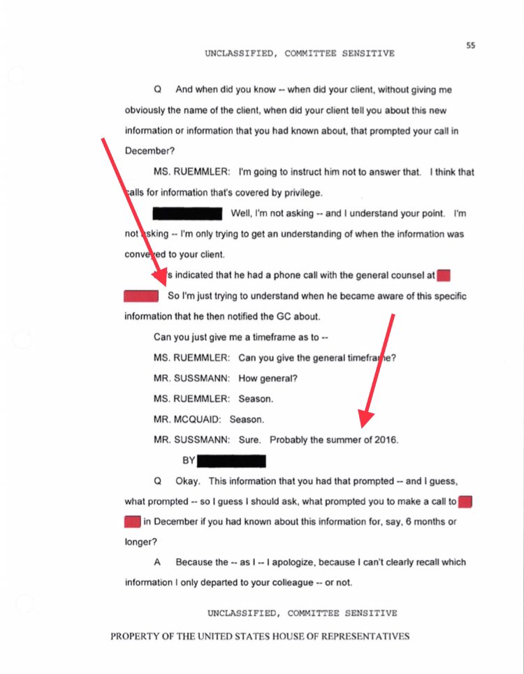 Sometime in the summer of 2016, one of Michael Sussmann's clients became aware of this activity. https://intelligence.house.gov/uploadedfiles/ms53.pdf