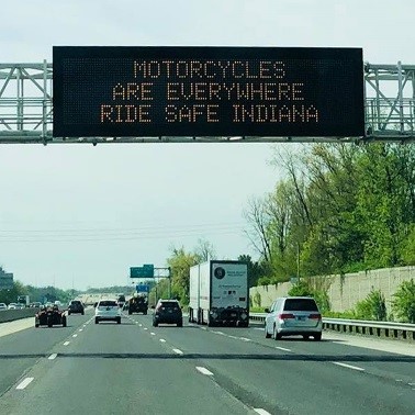 ridesafeindiana's tweet photo. While on the road, it’s not only important to watch out for yourself, but also your friends if out for a group ride. Make sure there is ample space between each rider and to wear bright protective. Keep those you love safe. #MotorcycleSafety #RideSafeIndiana #MotorcycleSeason https://t.co/0DNDMYM3lC