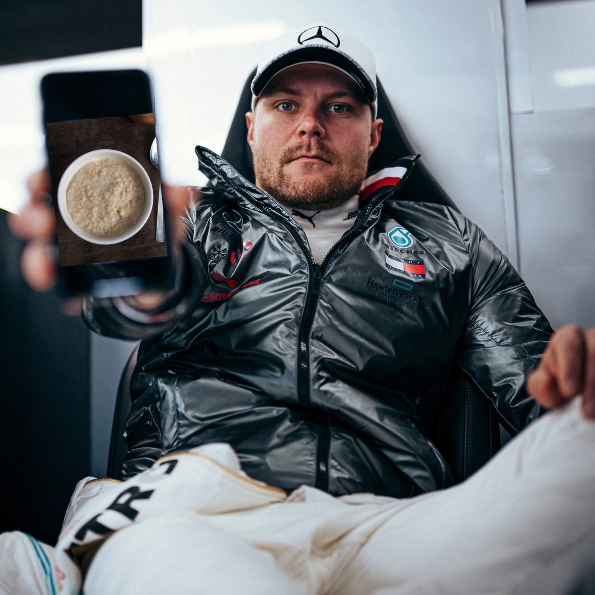 mercedes padded jacket