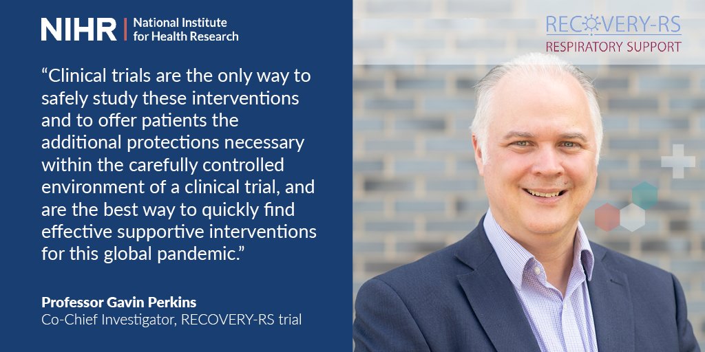 National Institute for Health and Care Research (@nihrresearch) on Twitter photo The <a href="/recovery_rs/">RECOVERY-RS</a> trial aims to compare three methods of providing respiratory support to patients with severe symptoms of #COVID19. We urgently need more sites to take part, your Local Clinical Research Network can support with set up and trial delivery bit.ly/2M556ta The <a href="/recovery_rs/">RECOVERY-RS</a> trial aims to compare three methods of providing respiratory support to patients with severe symptoms of #COVID19. We urgently need more sites to take part, your Local Clinical Research Network can support with set up and trial delivery bit.ly/2M556ta