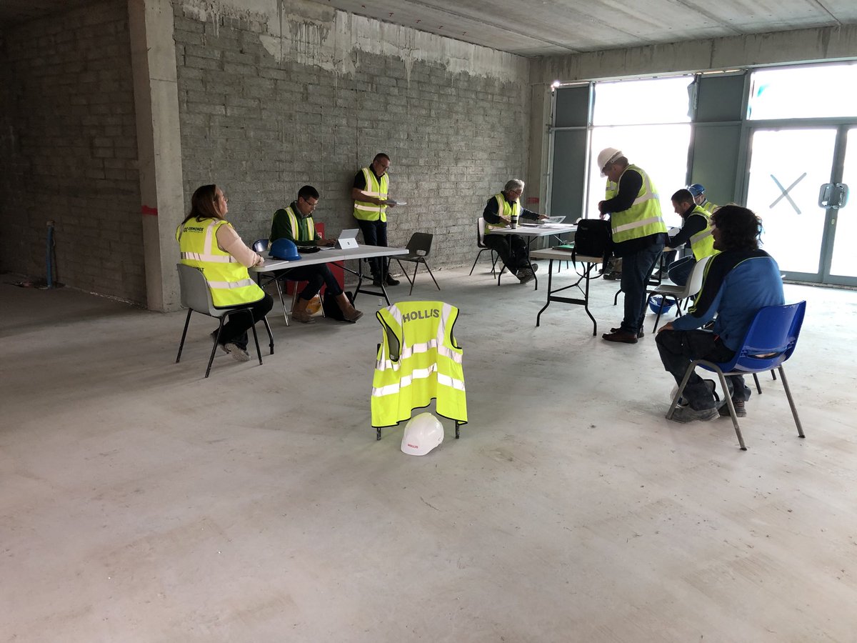 ynotgrant's tweet image. Contrasting site meetings at Kilkenny PCC - December festivity and now June distancing / but collaborative all the same to get the job done @Hollis_global #developmentmonitoring