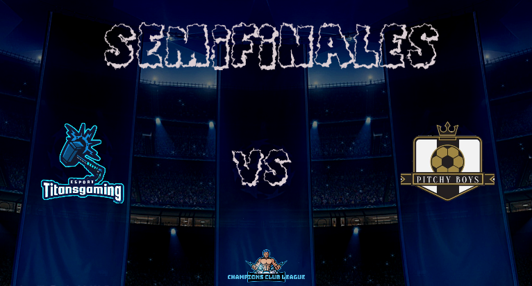 ¡¡ SEMIFINAL !!🔥

<a href="/Gaming_Titanes/">Titanes Gaming</a> VS <a href="/PitchyBoys/">Pitchy Boys FC</a> ⚽️

IDA: 23:00h⏲️
VUELTA: 23:20h ⏲️

RETRANSMISIÓN

TITANES: twitch.tv/el_kiler2006📺

PITCHY: twitch.tv/yiisuus09📺