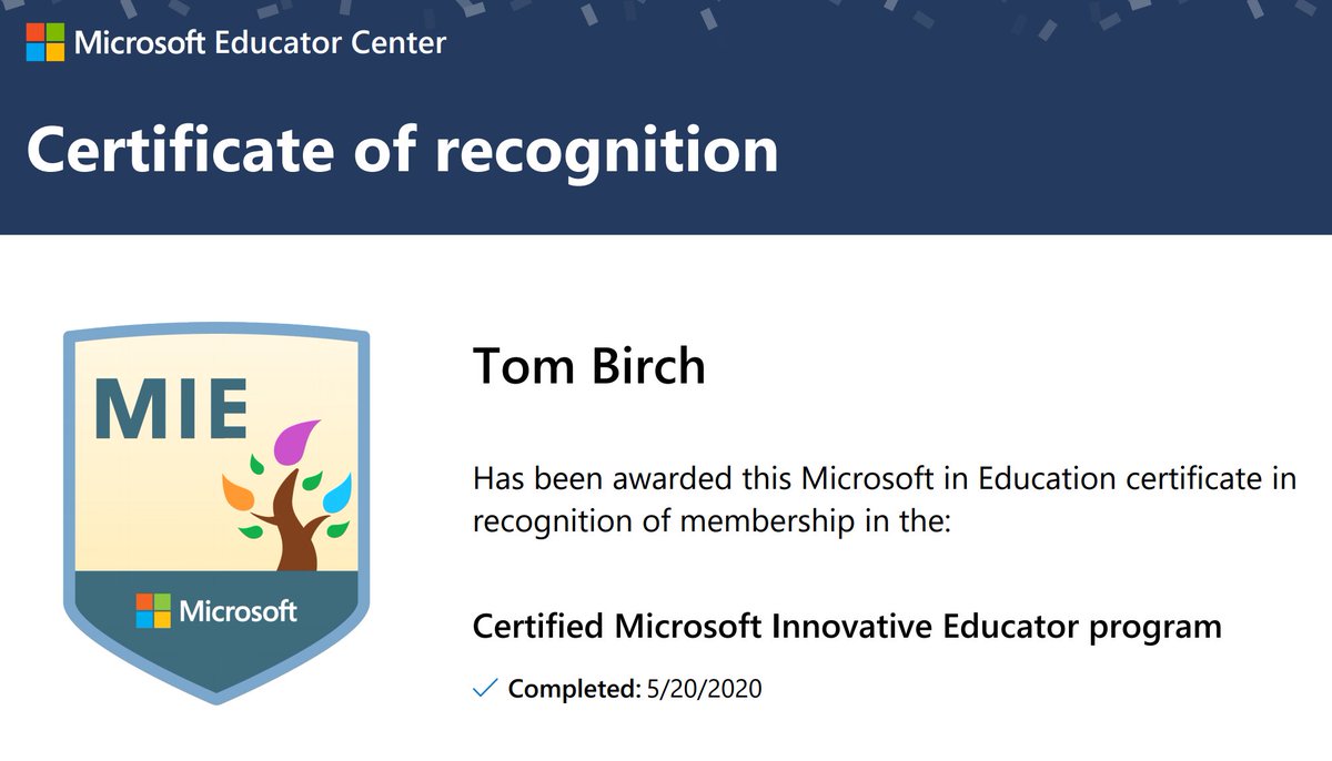 This program is fantastic - lots of choice for online courses and highly relevant to classroom teaching #cpd #microsoft