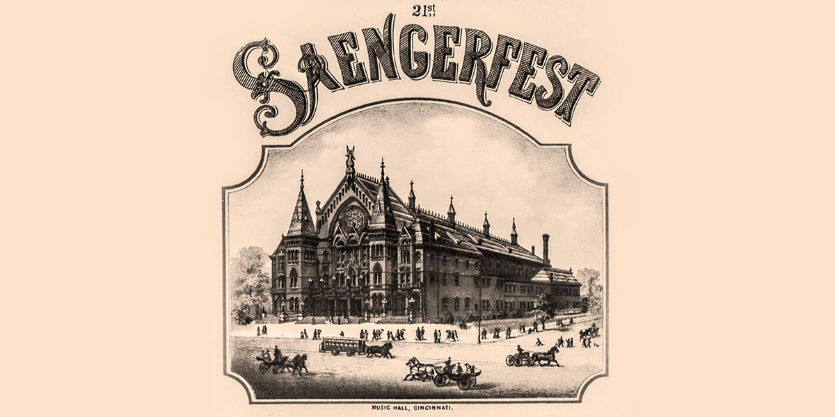 FriendsHall's tweet photo. Billed as the Musical Event of 1879, the 21st Saengerfest opened on this date in the one-year-old Music Hall. 47 singing societies from various U.S. cities participated, creating a grand chorus of 2,000 voices! https://t.co/Z9XDM2925g