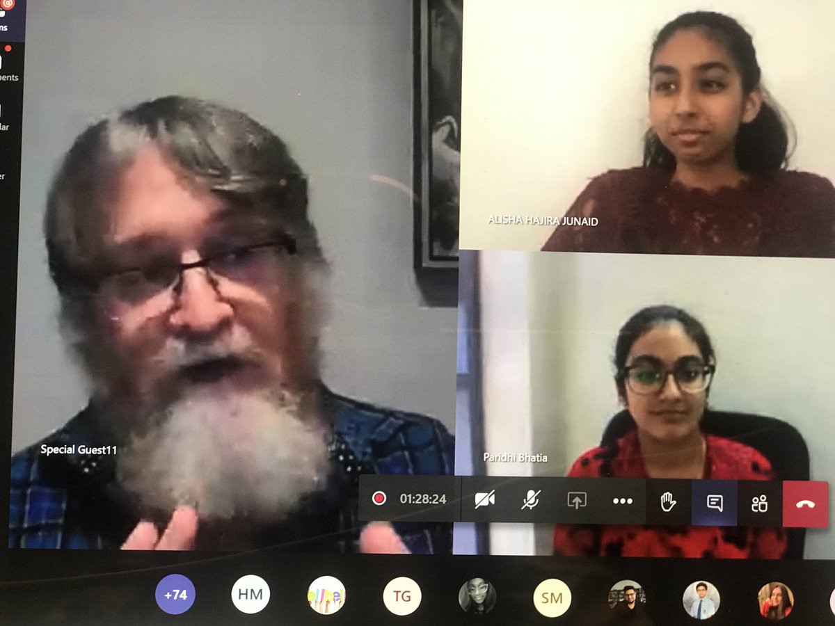 The power of words...and words are all we have! Thank you ⁦<a href="/FrankDullaghan/">Frank Dullaghan</a>⁩ for a wonderful Poetica session this afternoon. Your transliteration of ⁦<a href="/HHShkMohd/">HH Sheikh Mohammed</a>⁩ Flashes of Thought was well received! ⁦<a href="/DxbModern/">GEMS Modern Academy</a>⁩