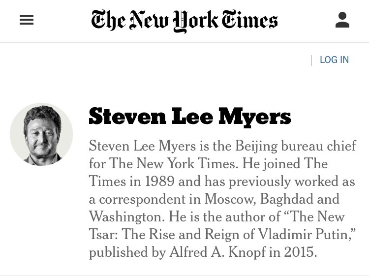 Page seems to suggest that his early October 2016 meeting with Myers had helped persuade the New York Times not to play up the Alfa Bank story that Lichtblau was working on. https://www.nytimes.com/by/steven-lee-myers