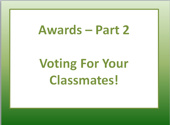 HinesClass's tweet photo. Wednesday's Zoom Award Ceremony were awards voted on by the students themselves for their classmates!  #HDESPRIDE https://t.co/VZByLZOV1V