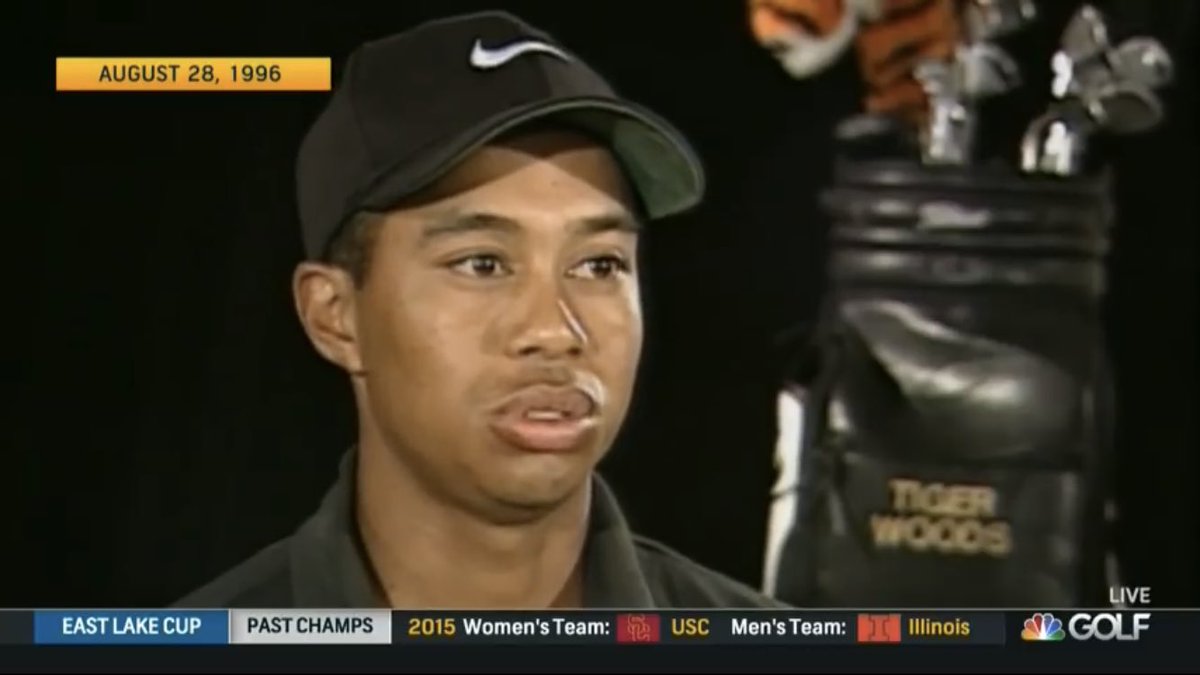 New documentary on Sky “Tiger Woods - Back” very very good... Look out for this interview before his 1st pro tournament.. Belief and balls while being respectful... Winning combo