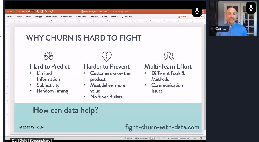 churnzero's tweet photo. These are the difficulties we all face in fighting churn, but data can help! via @carl24k from @Zuora #SaaStockRemote #CustomerSuccess #fightchurn https://t.co/KW9iiQgi1H
