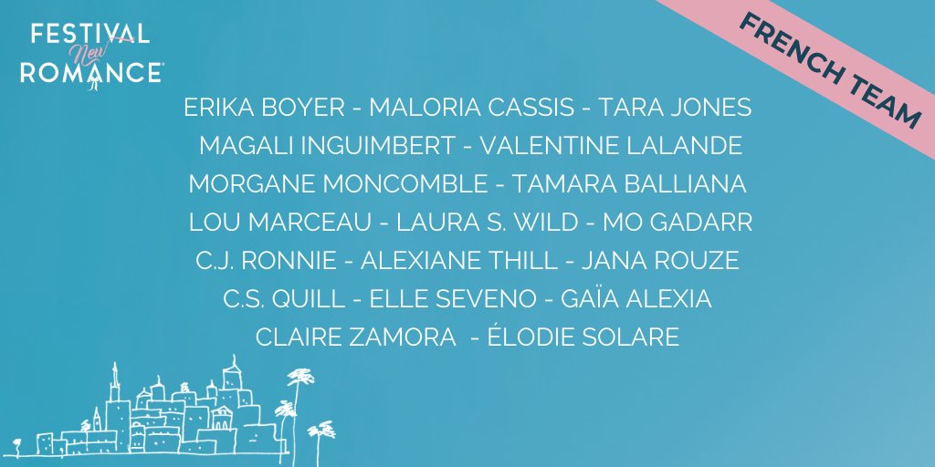 🤩  C’est confirmé, la #FrenchTeamNewRomance sera au complet le 25/09 !
🇺🇸 Les auteurs américaines attendent les infos concernant l’ouverture des frontières US.
La #TeamHugo travaille pour que tout soit safe et très fun !
Infos et résa : bit.ly/FNR2020