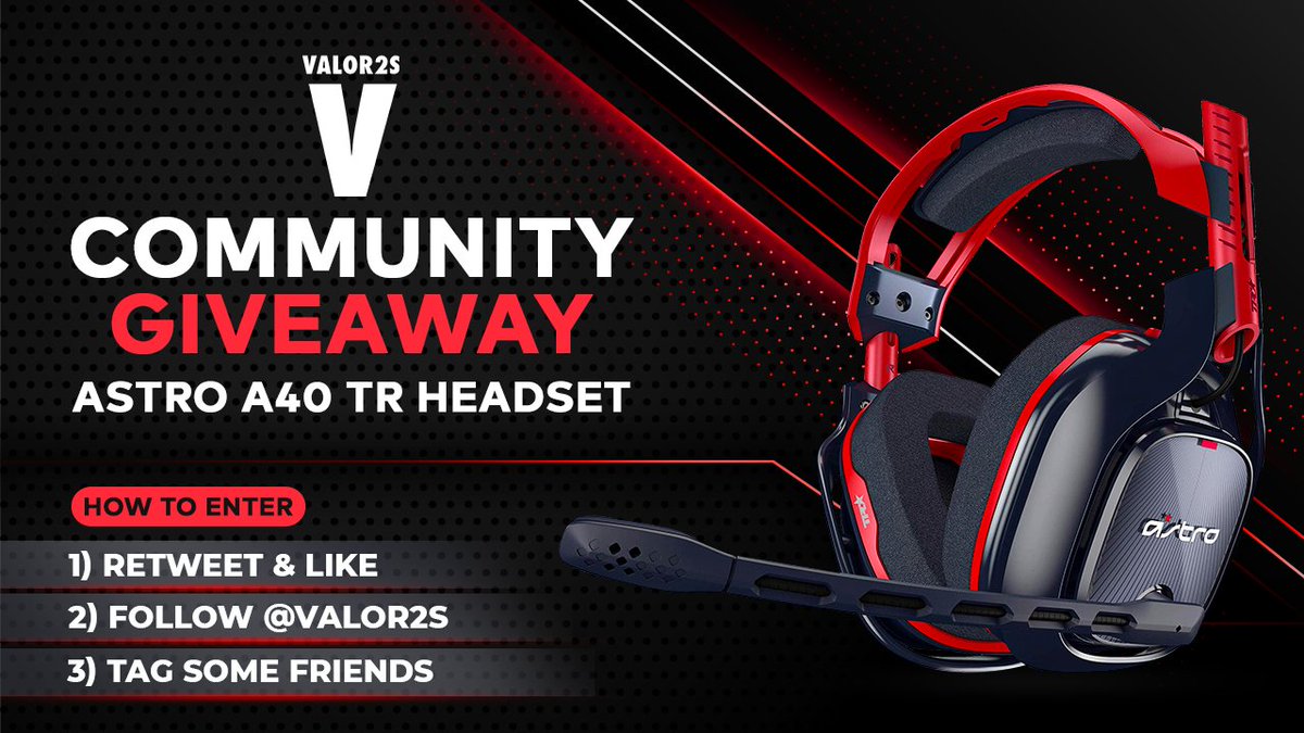 VIzzy34's tweet photo. 👀 Community 5 #Giveaway Is LIVE!
Enter for your chance to win this Astro A40 Headset

Enter At:
🔗 https://t.co/jhbDwJYVSr

Bonus Entries:
💞 Retweet &amp; Like
🔔 Follow @Valor2S 
👋 Tag a few friends https://t.co/ODdYNrxbkE