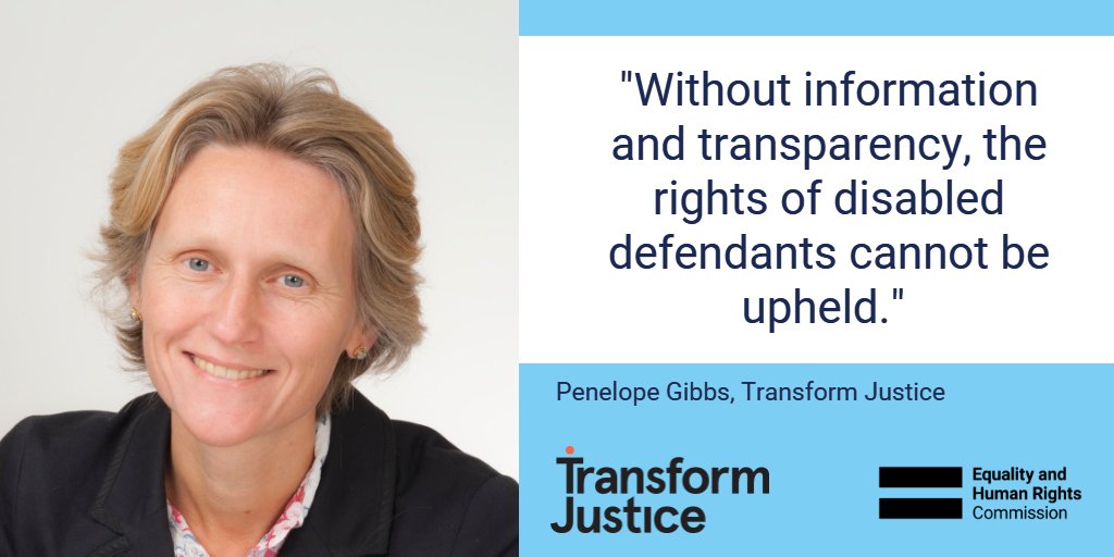 EHRC's tweet photo. Does virtual justice increase discrimination?
Thanks to @PenelopeGibbs2 for supporting our call for an inclusive justice system that meets the needs of all who use it ➡️ https://t.co/DtVNoxPuUb
#CJSInquiry https://t.co/obWeDoMQ2c