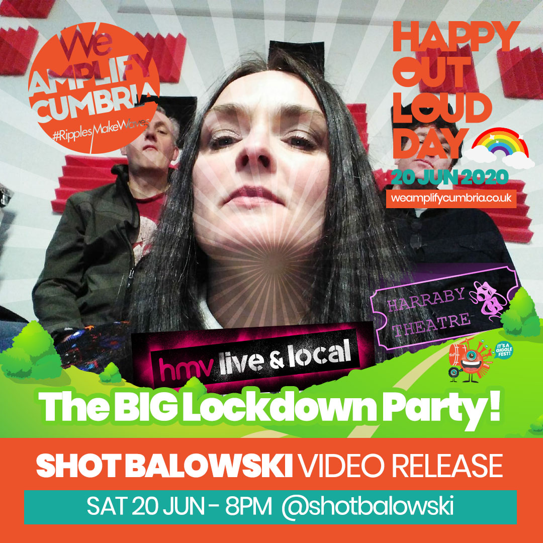 AmplifyCumbria's tweet photo. Happy Out Loud Day! 20 JUN...
#WeAreQuasers #TheInhibitions #IndieStreetClub #ShotBalowski
FREE party guide and craft pack at: https://t.co/Fnk2xAxMty
More acts to follow...
#WeAmplifyCumbria #RipplesMakeWaves #HappyOutLoud #HappyHeroes #Cumbria #VirtualParty #HouseParty https://t.co/rDALVV9U4X