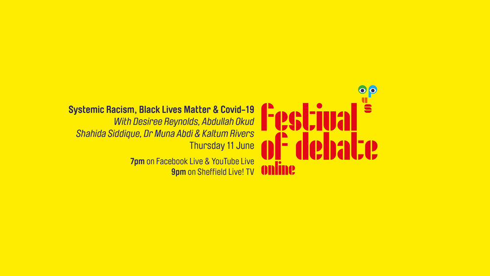 Festival of Debate Online 2020 <a href="/FestOfDebate/">Festival of Debate 2025</a> 

A discussion on systemic racism, Black Lives Matter &amp; Covid-19 with members of #BLM, <a href="/RaceJustice/">The Racial Justice Network</a> etc.

Tonight | 7pm 

Watch here: youtube.com/watch?v=GRaWmV…