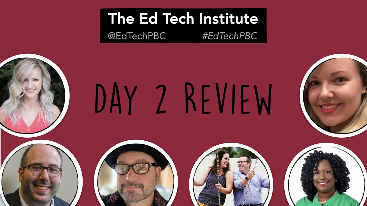 EdTechPBC's tweet photo. Always trying something new & pushing buttons. We are going to launch The Ed Tech Institute Day 2 Review video as a YouTube Premiere! Come join us at 12:15 PM today, we will premiere our video! Be there for the premiere and chat with us! https://t.co/VT3kvmS3Wu #EdTechPBC https://t.co/RJLL1F6P2x