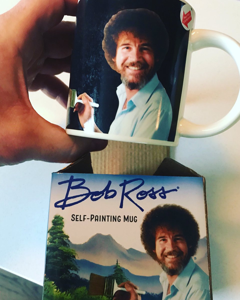 angusreid64's tweet image. Pretty hard to find a CEO that puts more thought into making you laugh with their internal prizes than my guy at ⁦@relianceins⁩ Chris Ball. Think I’ll enjoy a Happy Little Cloud on my morning coffee today. 
#BobRoss #KeepThingsFun