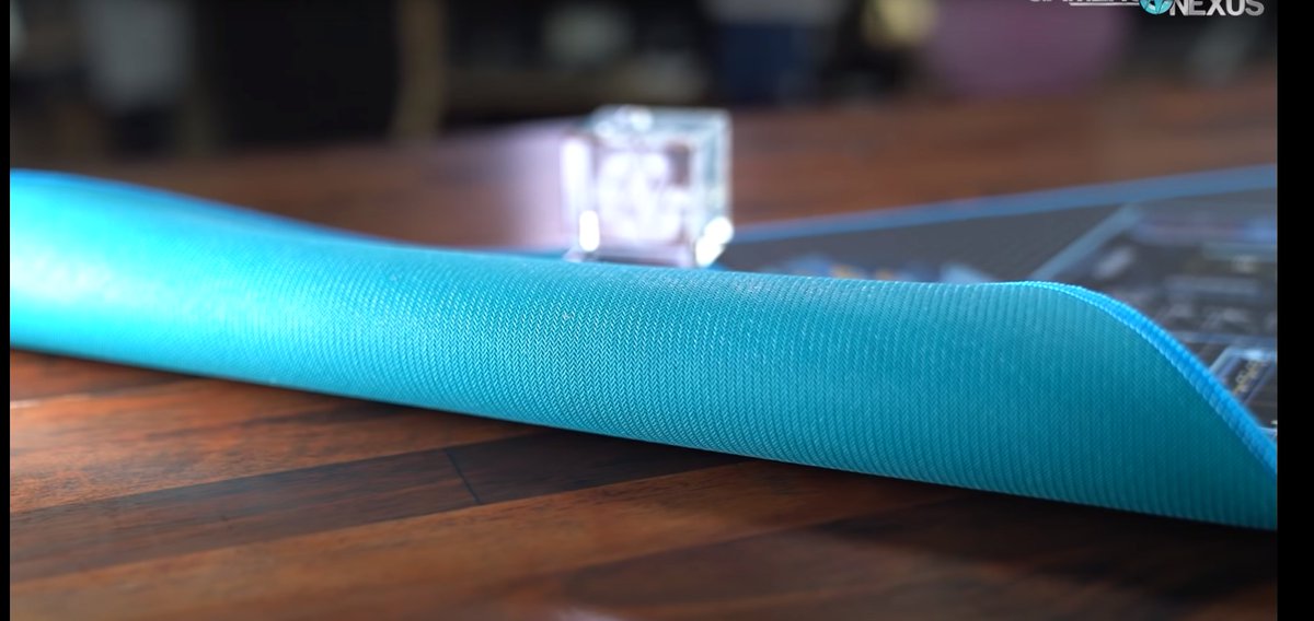 neojoris's tweet photo. @GamersNexus Thanks for the awesome mat #93! Although I do not mind, the color of the underside is more like turquoise (RAL5018) than blue like was shown on youtube. (My phone had some difficulties to capture the color correctly) 
Dutch import TAX €18,75, was refundable for me. https://t.co/3urjDjXqyp