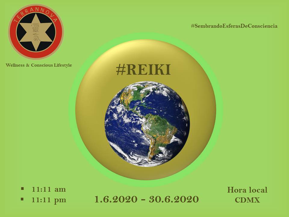terrannova33's tweet photo. ☀️ Hoy 11.6.2020
Etapa III #ReikiAlMundo 💜🌎🌍🌏🕉️
#Sanación #COVID19 #Junio
11:11 am y 11:11 pm #cdmx
#TERRANNOVA
#WellnessAndConsciousLifestyle
#SembrandoEsferasDeConsciencia
#Salud #Bienestar #BienestarIntegral #Health
#Reiki #ReikiMasters #Shihan
#QuédateEnCasa
#Gassho 🙏 https://t.co/waWLwECAT6