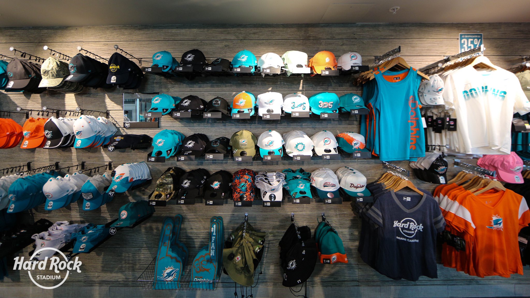 Hard Rock Stadium on X: Come get some new @miamidolphins swag