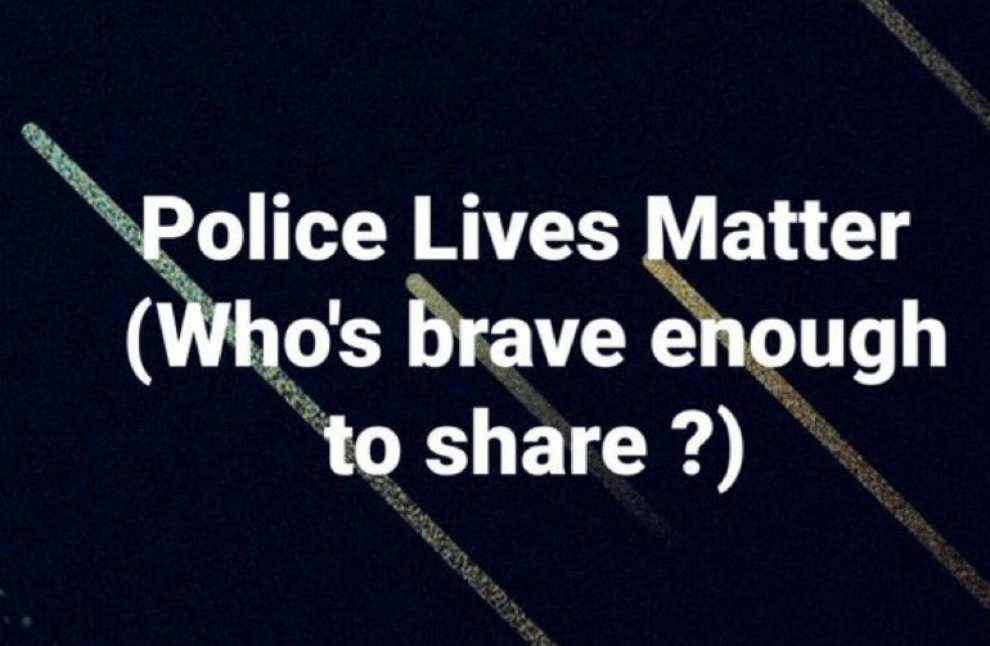 Not just brave enough. 
Proud to. 
#ThinBlueLine 
#PoliceLivesMatter