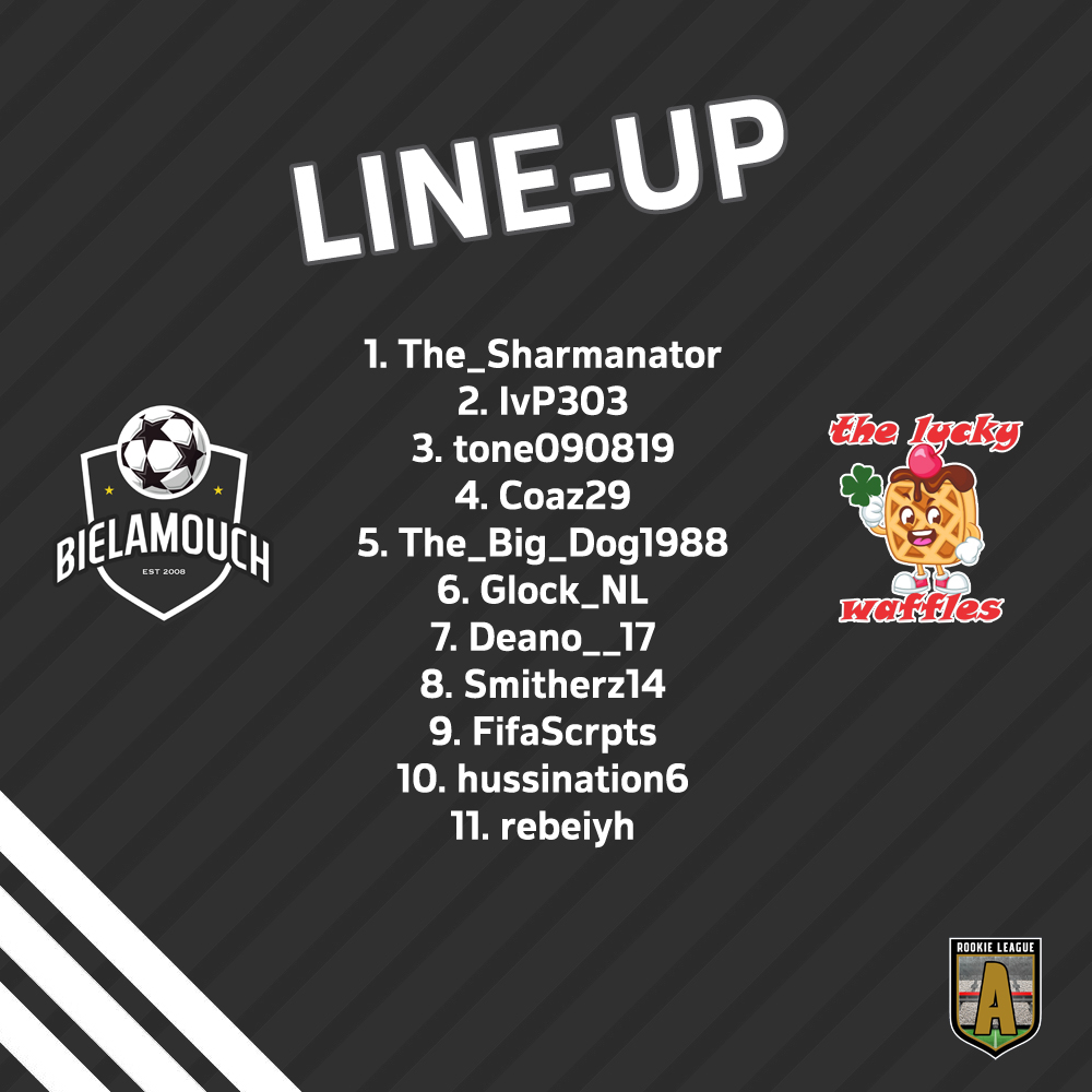 Tonights Team. 

⏰20:45
🆚The Lucky Waffles
🏆<a href="/OfficialVPG/">Virtual Pro Gaming</a>