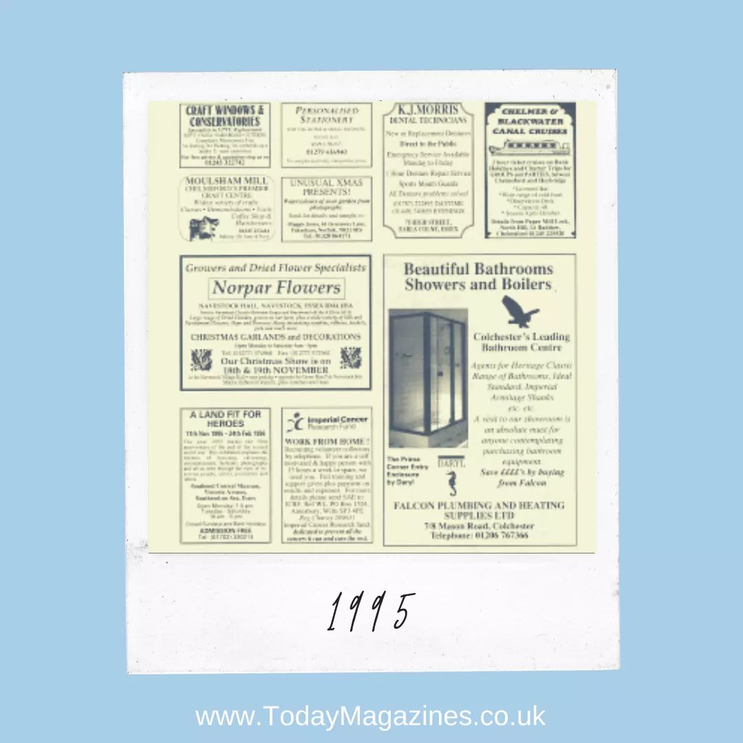 Today_Magazines's tweet photo. We have been looking through our back catalogues and found some excellent examples of how reader habits and technology has changed magazine advertisements over the past few decades.   
We would love to see some of your early adverts
#advertisingcampaign #smallbuisnessowners https://t.co/ibYAglgrYQ