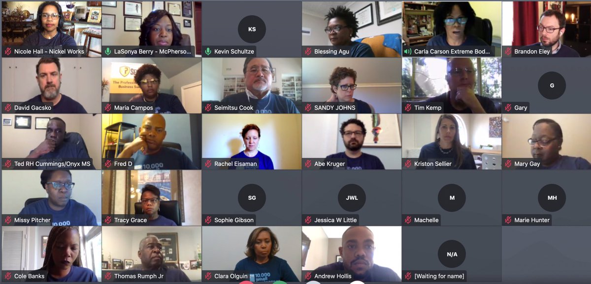 NickelWorks1's tweet photo. Proud to represent my company  @NickelWorks1 &amp; @GoldmanSachs @GS10KSmallBiz  at our 10KSB Voices Virtual Capitol Hill Day. See owners of small businesses across Georgia as we engage with a rep from office of @Perduesenate @sendavidperdue #makesmallbig #SmallBusinesses https://t.co/3oHp1d3ivW