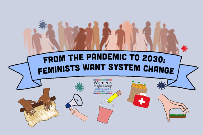 Women & girls are playing a central role in response to #covid19 crisis. All responses must put the realities and the human rights of women and girls at the center #FeministsWantsSystemChange #FeministResponse #HLPF2020 #FromThePandemicto2030
