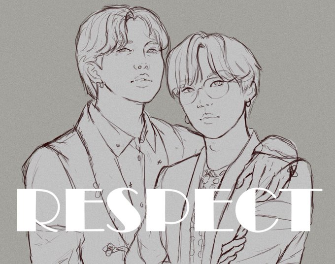 WIP 
I really want to improve on different faces so that the people are more recognizable, so I decided to focus more on the sketch instead of fixing everything when shading 

#btsfanart #yoongi #namjoon 