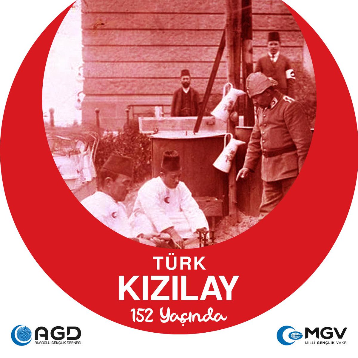 Türk Kızılay’ın 152. Kuruluş Yıl Dönümü Kutlu Olsun.

#Kızılay152Yaşında