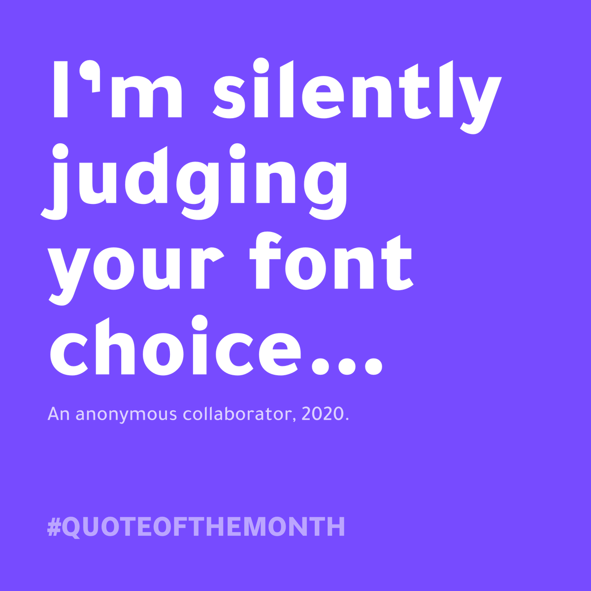 digitalpingpong's tweet photo. On ne peut pas toujours être d’accord les uns avec les autres... Mais on peut très bien faire semblant ! 🤞
.
#Design #DigitalPingPong #QuoteOfTheMonth https://t.co/XgSmMp53KV
