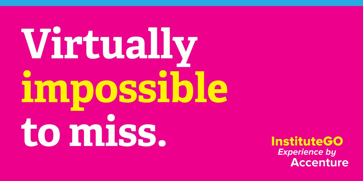 AHIPCoverage's tweet photo. #AHIPinstitute will be virtually impossible to miss. Introducing #InstituteGO, an experience by @AccentureHealth. We’ll distill key trends, insights & takeaways, so you’ll know which sessions to access for the next 90 days https://t.co/wes1iXeClf https://t.co/b4cq6t4teP
