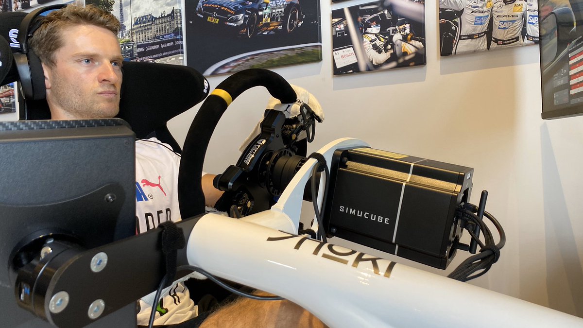 MaroEngel's tweet photo. Finally ready to join the party 🔥😎 big thanks to the guys at @racing_lounge for hooking me up with this beauty #Shori Sim 🙌🏻 Got lots of learning and catching up to do but looking forward to getting started 😄 #Simulator #VirtualRacingLounge #ShoriSims #Simracing #Rookieagain https://t.co/gO4X18K2Mv