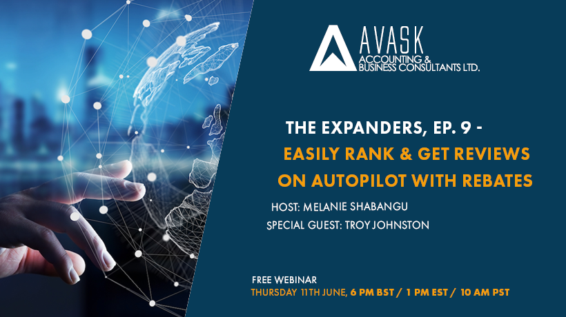 avaskgroup's tweet photo. In only two hours, #AVASK will be going live for the second webinar of today: '#TheExpanders ep. 9 - Easily Rank &amp; Get Reviews on AutoPilot with Rebates'.

Register now to find out how rebate automation can help you grow your #Amazon business: https://t.co/IuF3SFTbn0 https://t.co/whQKRUOBe1
