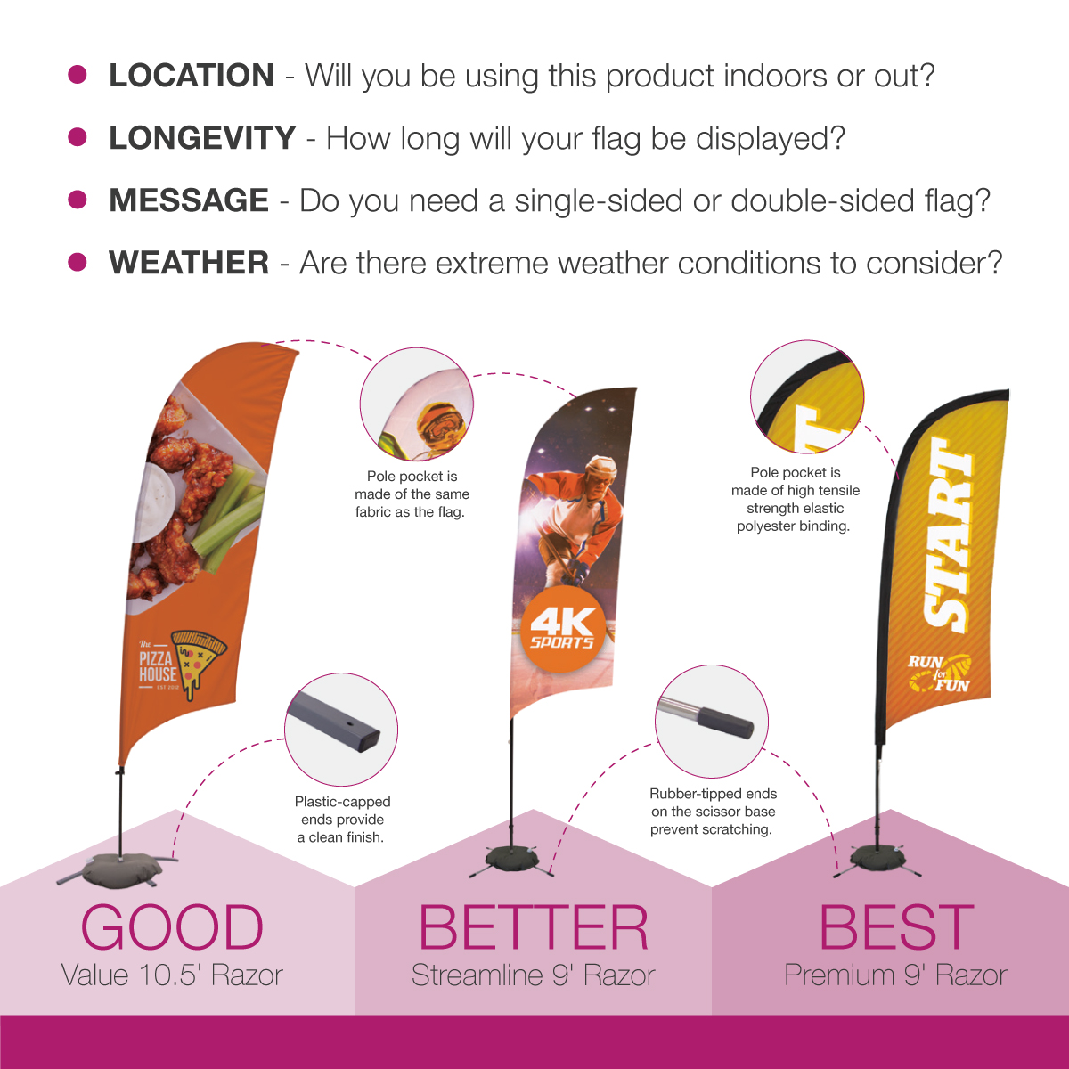 ShowdownDisplay's tweet image. When choosing a sail sign, have you considered . . . 
#ShowdownDisplays #SailSigns #FlutterFlags #FeatherFlags #AttentionGrabbers
ow.ly/wrmj50zVTRW