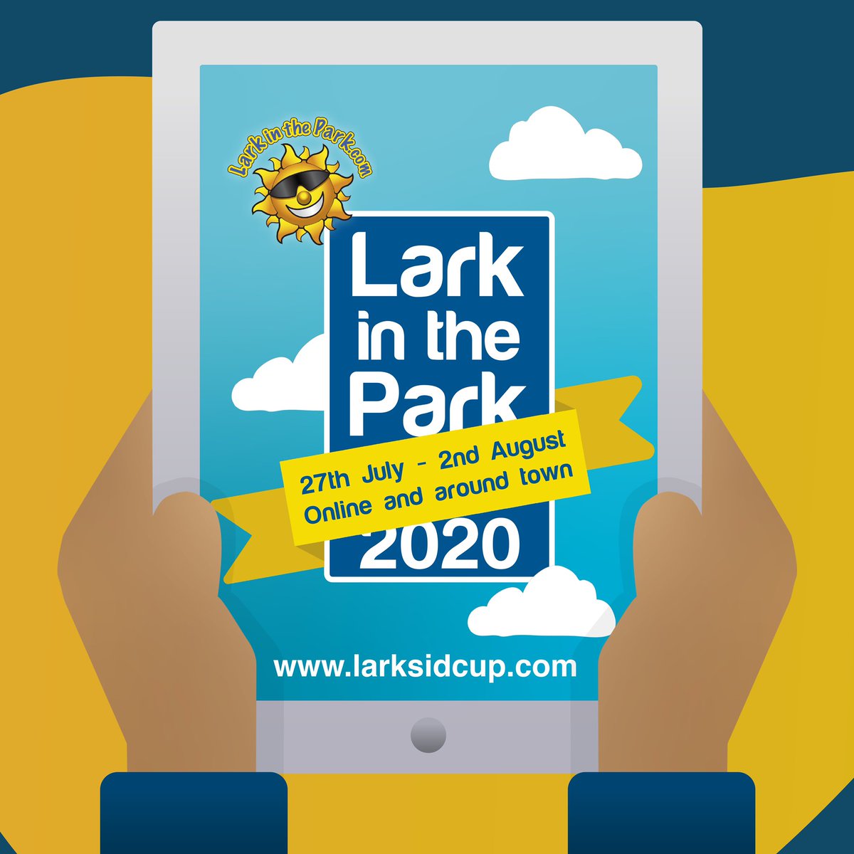 larksidcup's tweet photo. “Creating Community, Investing in Lives” - ONLINE!
Due to the current Global Pandemic of Covid-19 and following Government Guidance we shall be moving our Lark in the Park community online and into other creative formats.
Watch this space for more info.
https://t.co/ErayeCeWWr https://t.co/i3uXKfCGpJ
