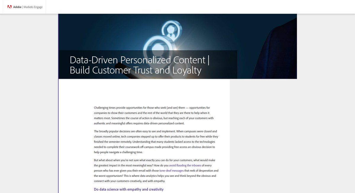 mindseo's tweet image. Reaching each of your customers with authentic and meaningful offers requires data-driven personalised content. Learn more about this topic to build customer trust and loyalty. mseo.me/data-driven-pe…
#PersonalisedContent #ContentMarketing