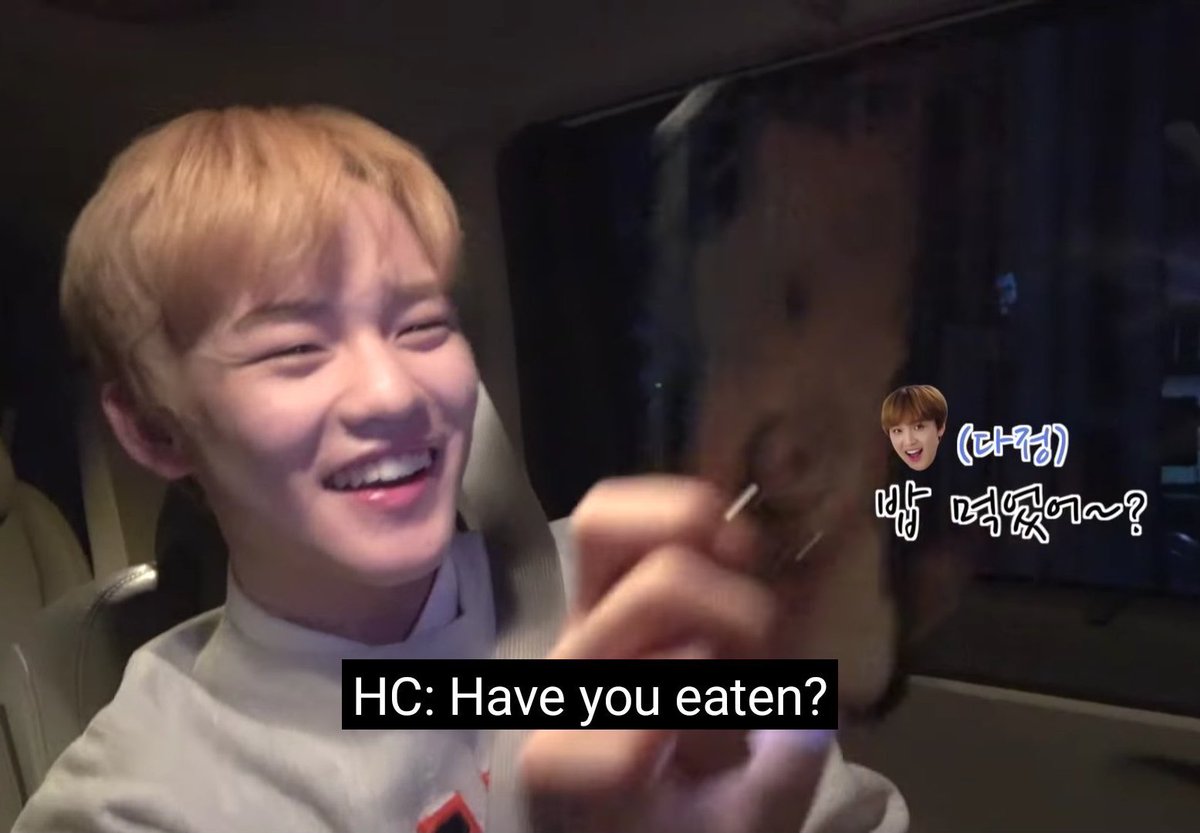 He is always taking care of his members, making sure if they have eaten or if they're okay.