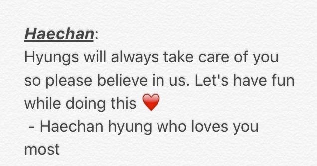 He is always taking care of his members, making sure if they have eaten or if they& #39;re okay.