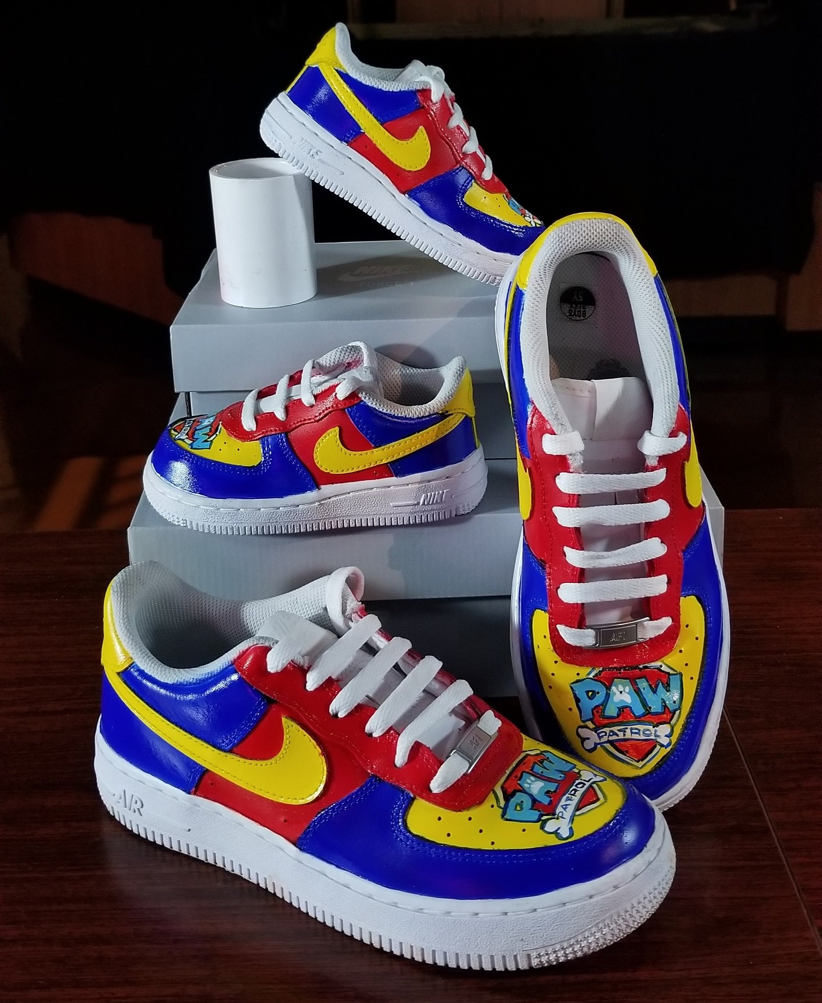 paw patrol custom shoes