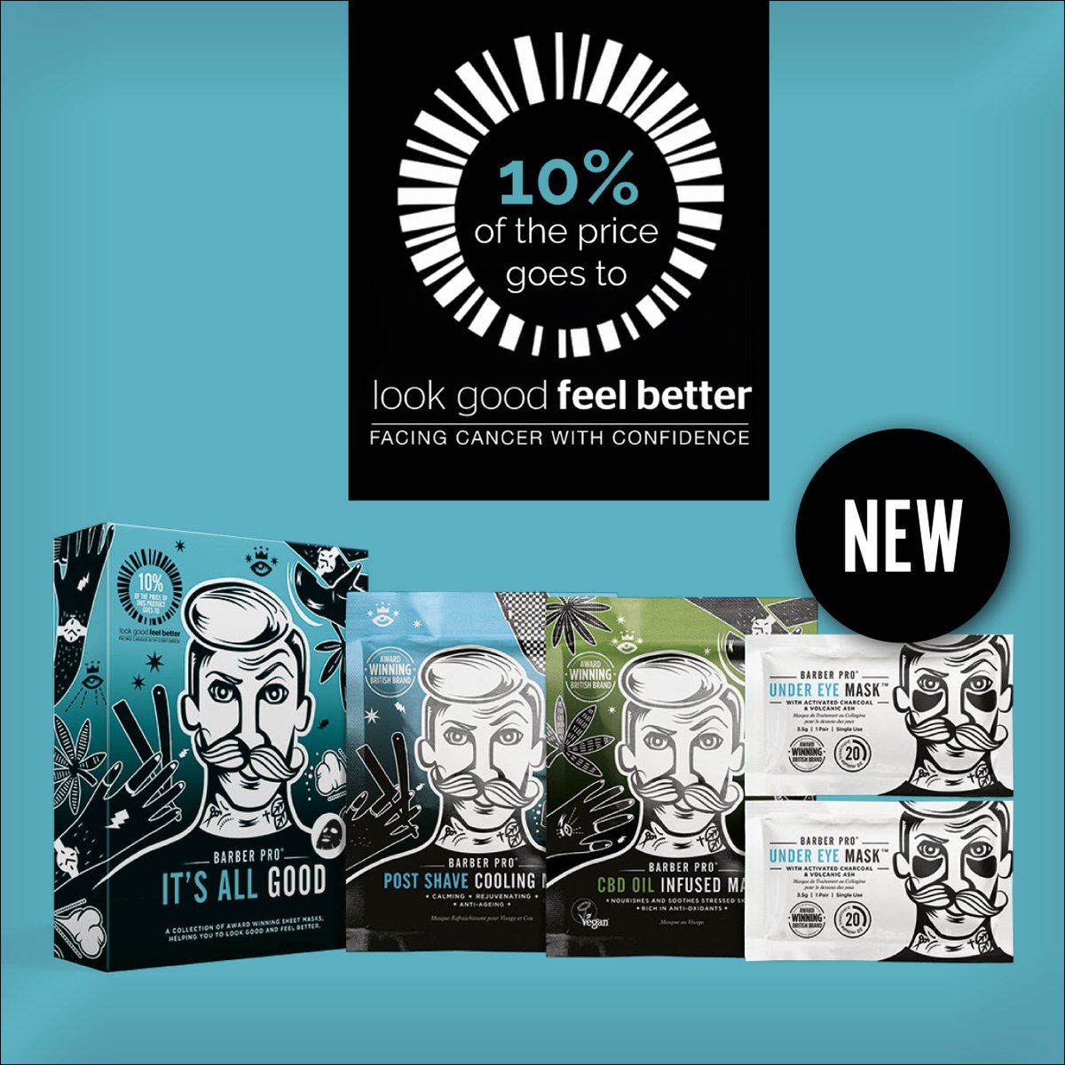 mybeautybarUK's tweet photo. NEW IN 🔥 The perfect #fathersdaygift has now landed at My Beauty Bar - the @BarberProUK It's All Good Men's Gift Set 🎁

Fantastic value, this bundle contains lots of best-selling #barberpro goodies - PLUS 10% of the price goes to @LGFB 

https://t.co/tEx03KqXmk

#fathersday https://t.co/Jort7ENrzZ