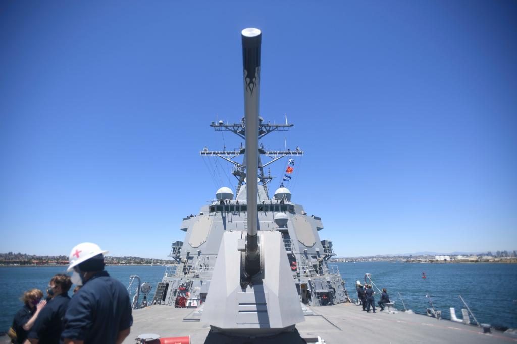 One for the memory books, shipmates! 

As part of the Nimitz Carrier Strike Group, #USSRalphJohnson (DDG 114) departs for its maiden deployment and will be conducting maritime security operations and theater security cooperation efforts.