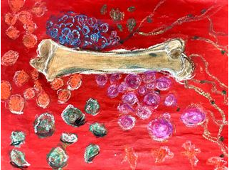 I am enchanted by my G3 Ss <a href="/AISGZ/">AISGZ</a> on "Bones Hold Us Together" #IBPYP unit using cosmetic as an alternate drawing medium #remotelearning another big thank to #abbyschukei <a href="/theartofed/">The Art of Education University</a> for the inspiration #FutureReady