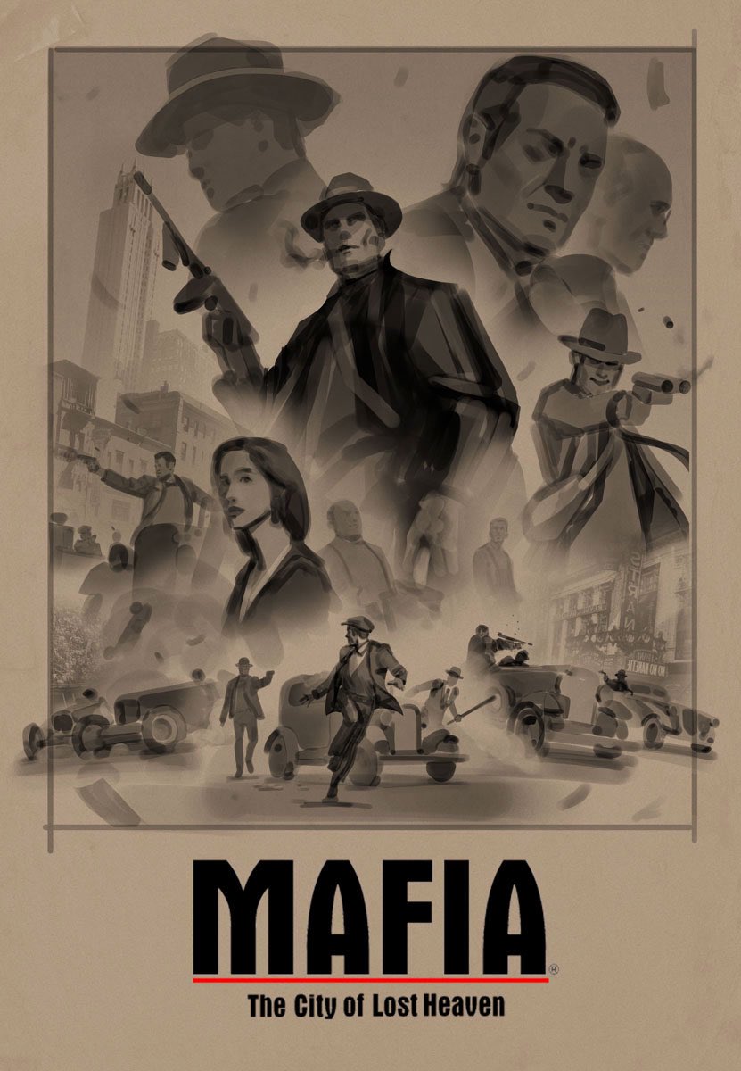 What's up guys!So hyped for the Mafia Remastered announcement, so I can't pass by! Since I've started a freaking huge artwork, here will be my thread with the detailed stages, tips and cheats I use while drawing.