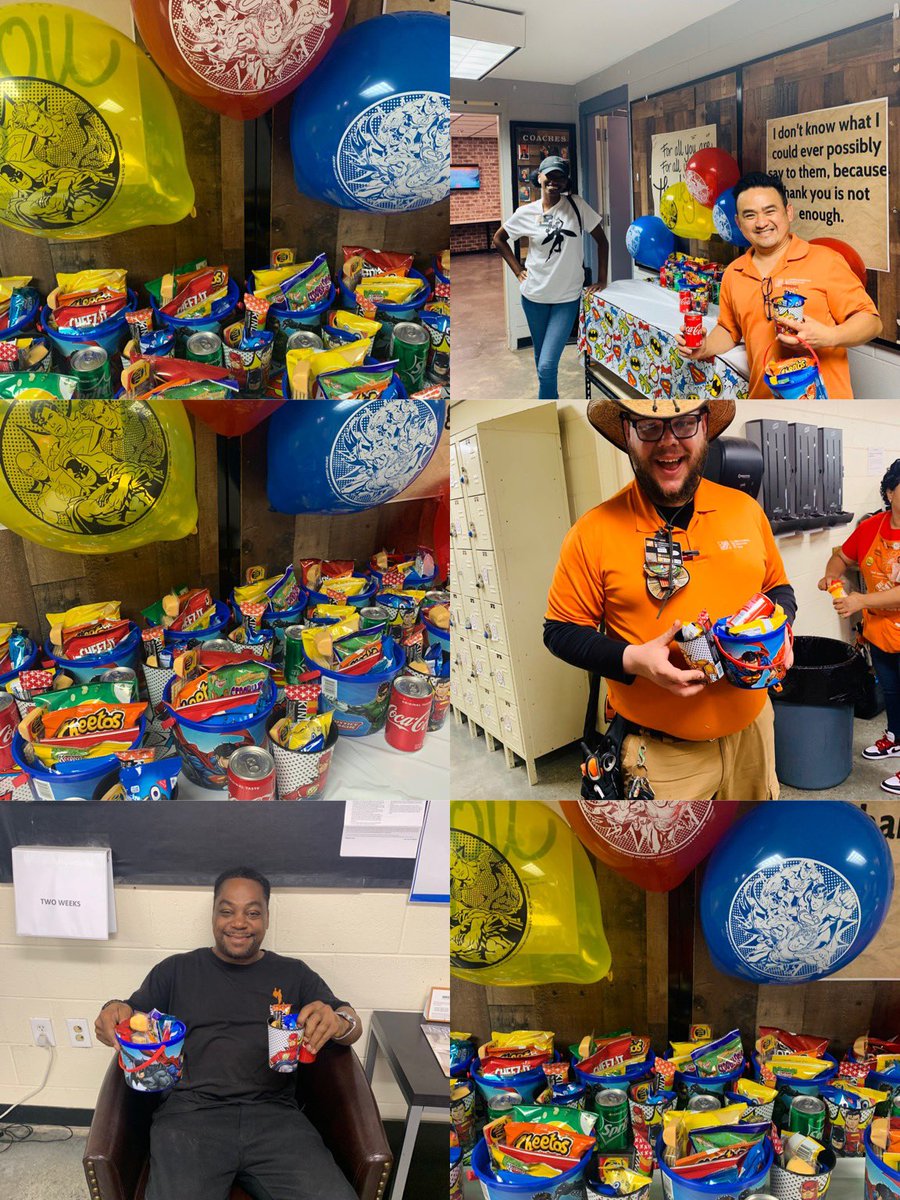 Team 110 celebrating our  MET superheroes today!! Thank each of you for all you do! Today’s break is on us. <a href="/JPatton89/">Jason Patton</a> <a href="/elisiatumHD/">Elisia Tummings</a> <a href="/mlindsey1223/">Mandy Henry</a>