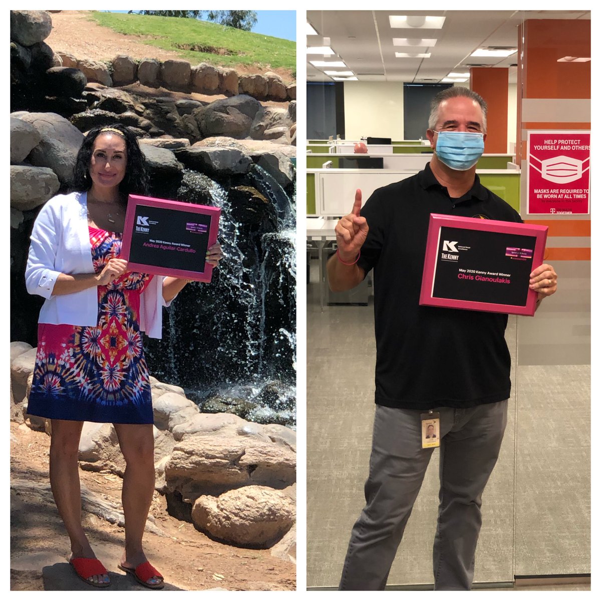 5GKennyG's tweet photo. Congratulations to May 2020 Kenny Award Receipients, @cardulitosway and @CGAZ5GforAll They were National Retail’s #1 ranked NRAE/NRISM performers #nowteamSW @JonFreier @TracyNolan_ @ChartierDoug @kkwestisbest @mmcmahon09 @mark_nachman @MaTrenta619 @NRSPG_ESeaton @Dawnmccarter11 https://t.co/O2lMwXQEDj