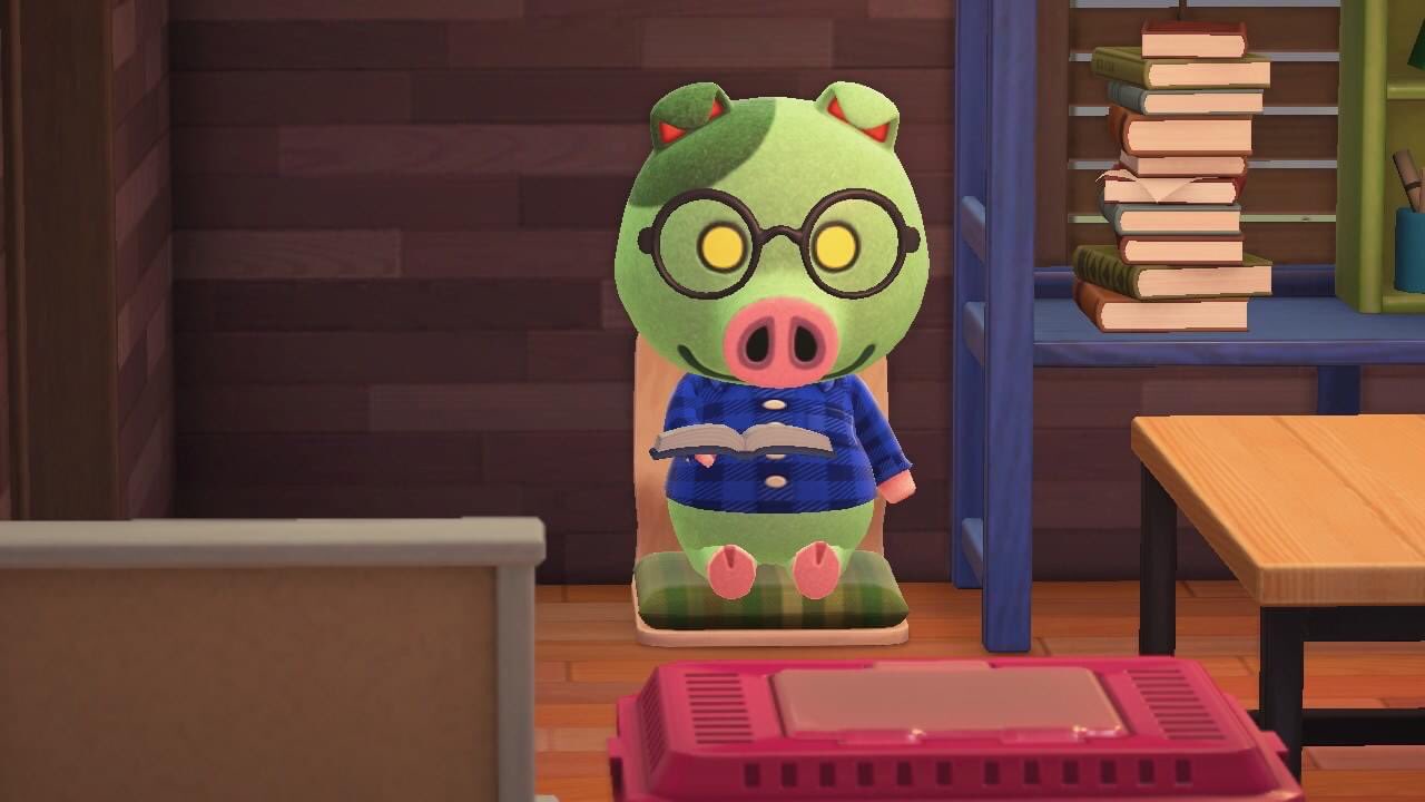 まめこま イラストac ハカセの目って見たことありますか つぶらでかわいいんですよ あつ森 あつまれどうぶつの森 ハカセ