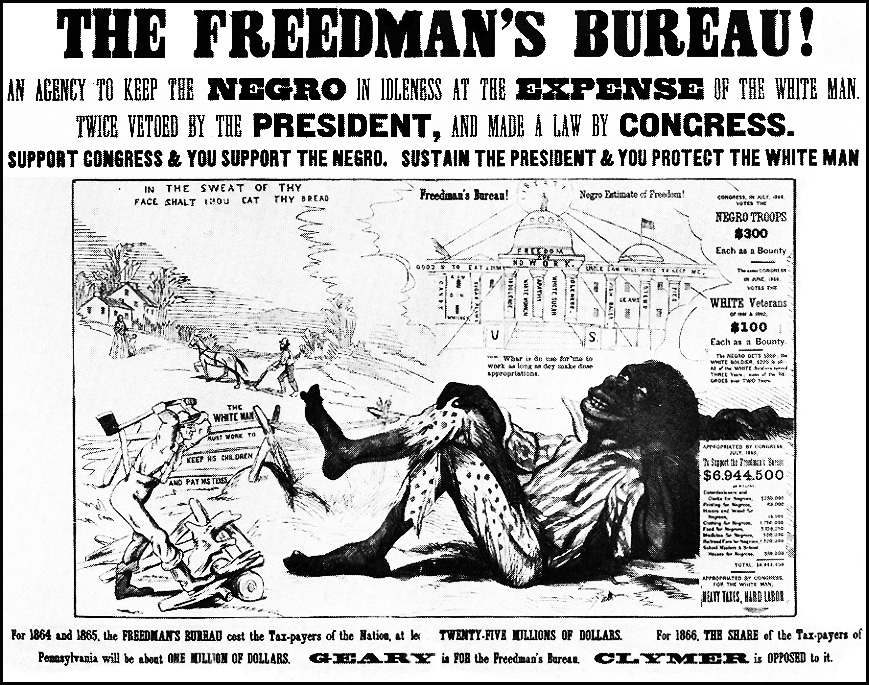 Reconstruction was hindered by propaganda that claimed it was a means of helping lazy and inept African Americans, a conspiracy against white southerners.Meanwhile, the black community organized at record pace and was incredibly successful despite these setbacks.19/